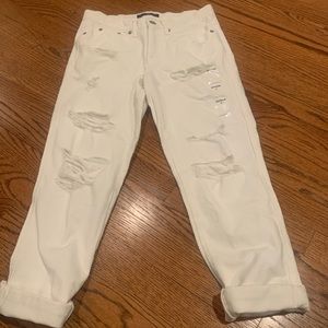 Aeropostale White Distressed Jeans